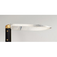 Coutellerie LUXUEUX COUTEAUX PLIANT DE COLLECTION  ÉCAILLE ET OR   LANGRES 18è GUERRE À DIJON - FRANCE XVIIIè {PRODUCT_REFERENCE