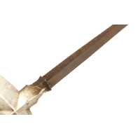 Art du Japon JUMONJI YARI   LANCE JAPONAISE SAMOURAÏS   LAME FORME DE CROIX  SIGNATURE FORGERON - JAPON EDO PERIOD {PRODUCT_REFE