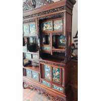 Art du Japon MEUBLE JAPONAIS EPOQUE MEIJI PANNEAUX INCRUSTATION NACRE ET IVOIRE {PRODUCT_REFERENCE} - 18