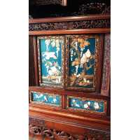 Art du Japon MEUBLE JAPONAIS EPOQUE MEIJI PANNEAUX INCRUSTATION NACRE ET IVOIRE {PRODUCT_REFERENCE} - 16