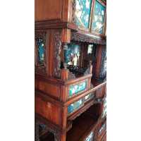 Art du Japon MEUBLE JAPONAIS EPOQUE MEIJI PANNEAUX INCRUSTATION NACRE ET IVOIRE {PRODUCT_REFERENCE} - 11