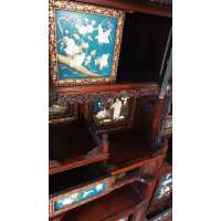 Art du Japon MEUBLE JAPONAIS EPOQUE MEIJI PANNEAUX INCRUSTATION NACRE ET IVOIRE {PRODUCT_REFERENCE} - 17