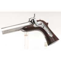Armes de Poing PISTOLET DE POCHE A PERCUSSION GASTINNE RENETTE A PARIS MODELE BREVETE PAR DELVIGNE - FRANCE XIXè {PRODUCT_REFERE