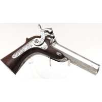 Armes de Poing PISTOLET DE POCHE A PERCUSSION GASTINNE RENETTE A PARIS MODELE BREVETE PAR DELVIGNE - FRANCE XIXè {PRODUCT_REFERE
