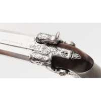 Armes de Poing PISTOLET DE POCHE A PERCUSSION GASTINNE RENETTE A PARIS MODELE BREVETE PAR DELVIGNE - FRANCE XIXè {PRODUCT_REFERE