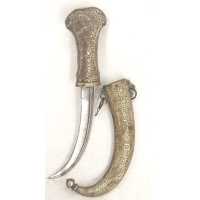 Armes Blanches POIGNARD MAROCAIN  XVIIIè KHENDJER - GRIFFE DE LION DE LA GARDE NOIRE DES SULTANS {PRODUCT_REFERENCE} - 1