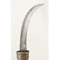 Armes Blanches POIGNARD MAROCAIN  XVIIIè KHENDJER - GRIFFE DE LION DE LA GARDE NOIRE DES SULTANS {PRODUCT_REFERENCE} - 6