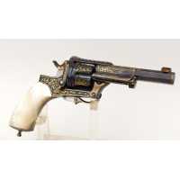 Armes de Poing REVOLVER DE LUXE SAINT-ÉTIENNE 1874 FAGNUS MAQUAIRE CALIBRE 320 - CADEAU DU MARÉCHAL FOCH À LOUIS MOUILLESEAUX  -