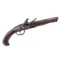 Armes de Poing PISTOLET DE VOYAGE A SILEX XVIIIè SIGNATURE DE HENRI DEVILLERS LIEGE 1734-1762 - BELGIQUE 18è {PRODUCT_REFERENCE}
