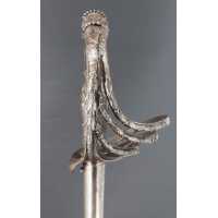 Armes Blanches GUEYTON ORFÈVRE SABRE DE PRÉSENT OFFERT AU CAPITAINE DE LINIERS EN 1861 PAR LA SECTION DE CAVALERIE DE SAINT-CYR 