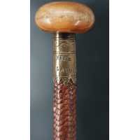 ANTIQUITES CANNE MAKILA BASQUE 1936 AINCIART-BERGARA LARESSORE  MEILLEUR OUVRIER DE FRANCE {PRODUCT_REFERENCE} - 3