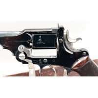 Armes de Poing REVOLVER DE TIR   WEBLEY TARGET MODEL 1896   EN VALISE CUIR  CALIBRE 455 / 450  &  22 Morris 297/230  - GB XIXè {