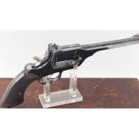 Armes de Poing REVOLVER DE TIR   WEBLEY TARGET MODEL 1896   EN VALISE CUIR  CALIBRE 455 / 450  &  22 Morris 297/230  - GB XIXè {