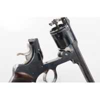 Armes de Poing REVOLVER DE TIR   WEBLEY TARGET MODEL 1896   EN VALISE CUIR  CALIBRE 455 / 450  &  22 Morris 297/230  - GB XIXè {