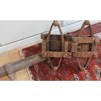 Antiquités CANON CANARDIER DARNE MODELE 1896 CALIBRE 40 SUR AFFUT RESSORTS  - 3