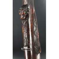 Armes Longues LUXUEUX FUSIL DOUBLE À SILEX D'UN BARON POLONAIS CLAN POBOG  COULAUX STRASBOURG 1799 / 1800 - FRANCE DIRECTOIRE {P