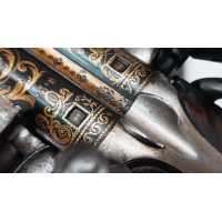 Armes d'Épaule LUXUEUX FUSIL DOUBLE À SILEX D'UN NOBLESSE POLONAISE CLAN POBOG SIGNÉ COULAUX À STRASBOURG 1799/1800 - FRANCE DIR