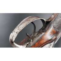 Armes Longues LUXUEUX FUSIL DOUBLE À SILEX D'UN BARON POLONAIS CLAN POBOG  COULAUX STRASBOURG 1799 / 1800 - FRANCE DIRECTOIRE {P