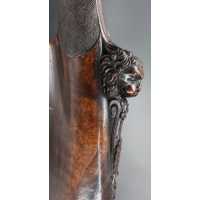 Armes Longues LUXUEUX FUSIL DOUBLE À SILEX D'UN BARON POLONAIS CLAN POBOG  COULAUX STRASBOURG 1799 / 1800 - FRANCE DIRECTOIRE {P