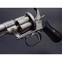 Armes de Poing ETONNANT REVOLVER A BROCHE CALIBRE 9MM BELGIQUE XIXè {PRODUCT_REFERENCE} - 9
