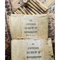 Cartouches classées 1 BOITE DE 48 CATOUCHES PARACHATUAGE 1944 MUNITIONS CALIBRE 303 BRITISH {PRODUCT_REFERENCE} - 3