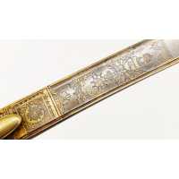 Armes Blanches SABRE OFFICIER D'ELITE  DE L'ARTILLERIE DE MARINE  PREMIER EMPIRE 1804 {PRODUCT_REFERENCE} - 10