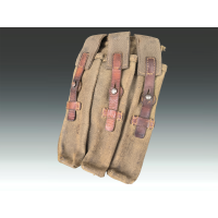 Militaria WW2 MP 40 PORTE CHARGEUR TOILE CACHOU MP40 {PRODUCT_REFERENCE} - 2