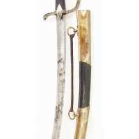 Armes Blanches RARE SABRE D'OFFICIER DE CHASSEUR A CHEVAL OU HUSSARD EN ARGENT 950M TETE VIEILLARD - FRANCE REPUBLIQUE - DIRECTO