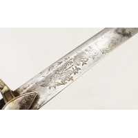 Armes Blanches RARE SABRE D'OFFICIER DE CHASSEUR A CHEVAL OU HUSSARD EN ARGENT 950M TETE VIEILLARD - FRANCE REPUBLIQUE - DIRECTO