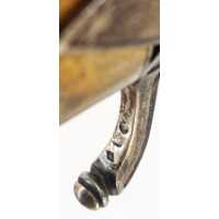 Armes Blanches RARE SABRE D'OFFICIER DE CHASSEUR A CHEVAL OU HUSSARD EN ARGENT 950M TETE VIEILLARD - FRANCE REPUBLIQUE - DIRECTO