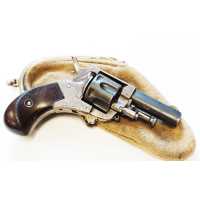 Armes de Poing PETIT REVOLVER DE POCHE  PUPPY TYPE BULL DOG   SA.DA   CALIBRE 22 SHORT - BELGIQUE XIXè {PRODUCT_REFERENCE} - 1