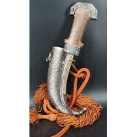 Armes Blanches POIGNARD MAROCAIN  XVIIIè KHENDJER - GRIFFE DE LION DE LA GARDE NOIRE DES SULTANS {PRODUCT_REFERENCE} - 1