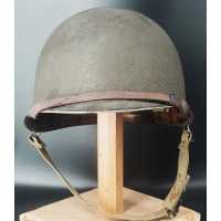 Militaria CASQUE US Modèle M1 A1 LIBERATION CHAUMES EN BRIE 1944 SEINE ET MARNE - USA WW2 {PRODUCT_REFERENCE} - 1