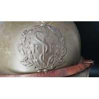 Militaria CASQUE ADRIAN SERVICE DE SANTE MODELE 1926 AVEC GRANDE RONDACHE ATTRIBUT DU MODELE 1915 {PRODUCT_REFERENCE} - 5