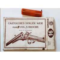 Cartouches Collection SPALEK  BOITE MUNITIONS POUDRE NOIRE CARTOUCHES DE CHASSE Calibre 16 à BROCHE {PRODUCT_REFERENCE} - 2