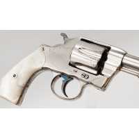 Armes de Poing REVOLVER COLT MODELE 1889 NAVY CALIBRE 38 LONG COLT FINITION LUXE NICKEL ET NACRE 1891 - USA XIXè {PRODUCT_REFERE