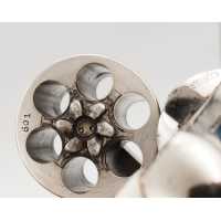 Armes de Poing REVOLVER COLT MODELE 1889 NAVY CALIBRE 38 LONG COLT FINITION LUXE NICKEL ET NACRE 1891 - USA XIXè {PRODUCT_REFERE