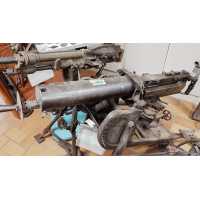 Armes Neutralisées MITRAILLEUSE MG 08 DE 1918 SUR SON AFFUT TRAINEAU NEUTRALISATION DESACTIVATION UE CULASSE MOBILE {PRODUCT_RE