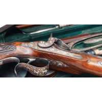 Armes de Poing CASSETTE NECESSAIRE DE DUEL PAIRE PISTOLETS PAR BOURDON A ETAMPES  1845 / 1855 - FRANCE XIXè {PRODUCT_REFERENCE} 