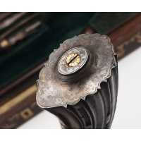 Armes de Poing CASSETTE NECESSAIRE DE DUEL PAIRE PISTOLETS PAR BOURDON A ETAMPES  1845 / 1855 - FRANCE XIXè {PRODUCT_REFERENCE} 