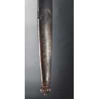 Armes Blanches DAGUE DE VENERIE COUTEAU CHASSE A COURS LOUVETERIE  FINES CISELURES ET GRAVURES  SUR FER - FRANCE XIXè {PRODUCT_R