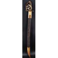 Armes Blanches SABRE MILITAIRE D'OFFICIER DE MARINE DE TYPE MONTMORENCY A L'ANCRE REGNE DE LOUIS XV - FRANCE ANCIENNE MONARCHIE 