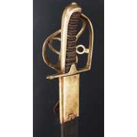 Armes Blanches SABRE MILITAIRE D'OFFICIER DE MARINE DE TYPE MONTMORENCY A L'ANCRE REGNE DE LOUIS XV - FRANCE ANCIENNE MONARCHIE 