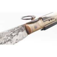 Coutellerie CNT COUTEAU PLIANT ANCIEN 47CM  CATALAN DU NORD TRADITIONNEL GANIVET ROUSILLON  MELLOT PERPIGNAN XIXè {PRODUCT_REFER