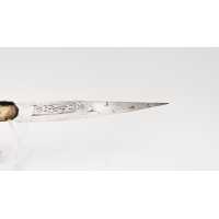 Coutellerie COUTEAN PLIANT ANCIEN DIT NAVAJA CATALOGNE DU SUD 43CM- EXPAGNE FIN XIXè {PRODUCT_REFERENCE} - 1