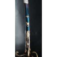 Armes Blanches SABRE D'OFFICIER DE CAVALERIE LÉGÈRE MONTURE À LA CHASSEUR DU MODÈLE AN IX LAME SOLINGEN - FRANCE CONSULAT ET PRE