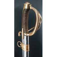 Armes Blanches BEAU SABRE D'OFFICIER DE HUSSARDS MODELE À LA CHASSEUR MODÈLE AN IX - FRANCE PREMIER EMPIRE {PRODUCT_REFERENCE} -