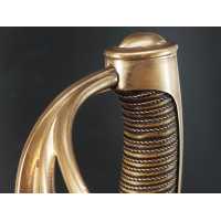 Armes Blanches BEAU SABRE D'OFFICIER DE HUSSARDS MODELE À LA CHASSEUR MODÈLE AN IX - FRANCE PREMIER EMPIRE {PRODUCT_REFERENCE} -