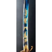 Armes Blanches BEAU SABRE D'OFFICIER DES HUSSARDS ÉCLAIREURS  JEUNE GARDE IMPERIALE MODÈLE À LA CHASSEUR MODÈLE AN IX - FRANCE P