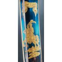 Armes Blanches BEAU SABRE D'OFFICIER DES HUSSARDS ÉCLAIREURS  JEUNE GARDE IMPERIALE MODÈLE À LA CHASSEUR MODÈLE AN IX - FRANCE P